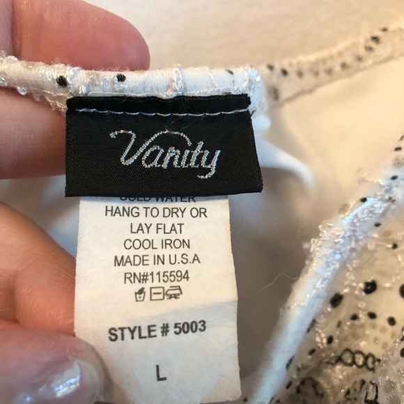 Vanity tube top with tie - Picture 3 of 4